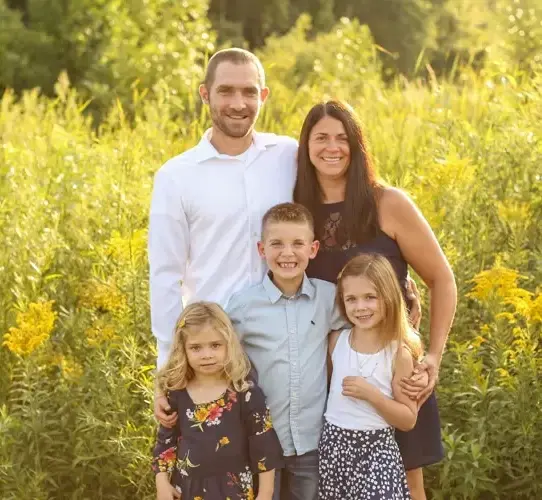 Chiropractor Andover MN Kerri Norring With Family